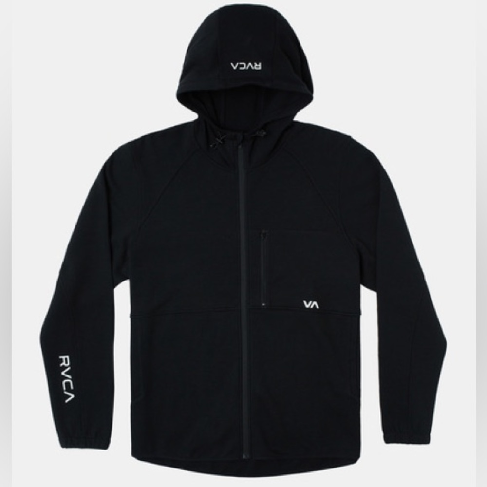 RVCA Tech Zip-Up Fleece Hoodie II NWT